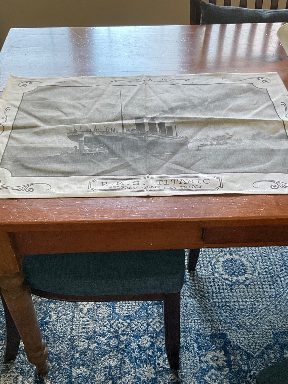 McGregor Beige and Gray Titanic Linen Towel